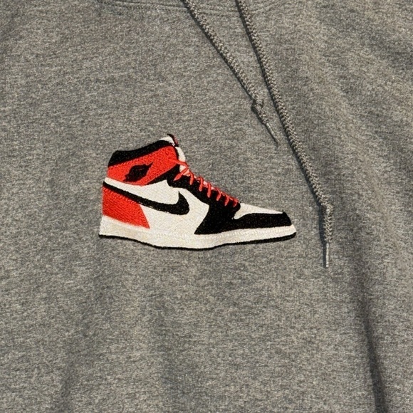 Gildan Gray Heavy Blend Unisex Hooded Sweatshirt Medium - Picture 4 of 6